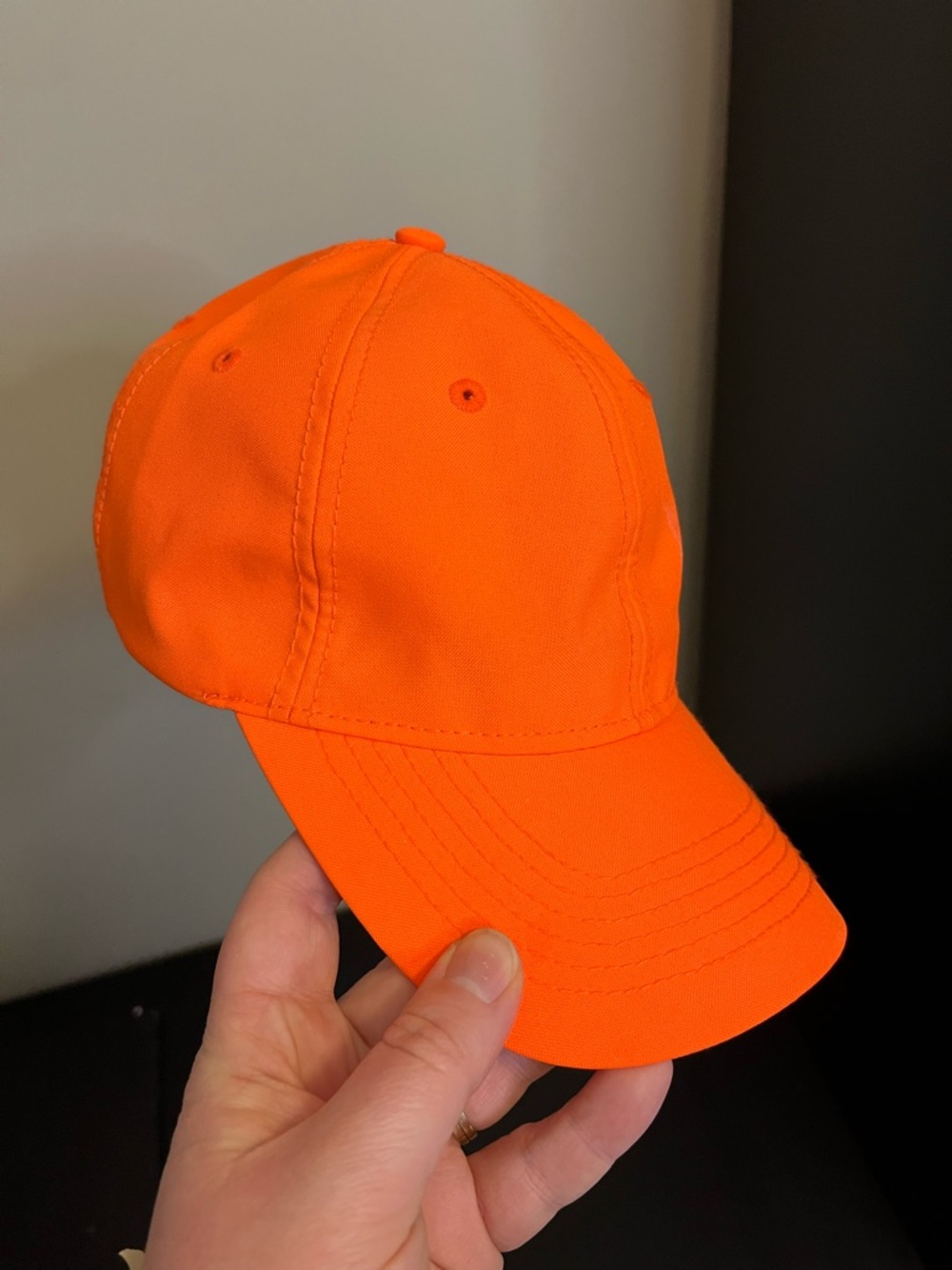 Neon Orange Baseball Cap